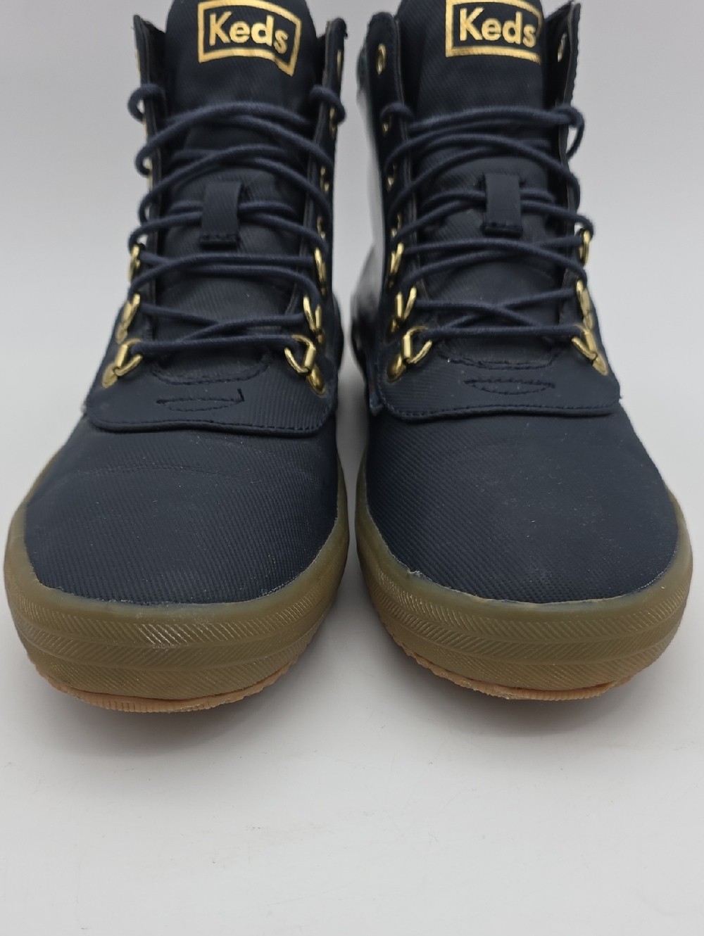 Keds x Rifle Paper Co. Scout Boots Navy Floral Size 9 Sneakers Shoeskey - Picture 3 of 10
